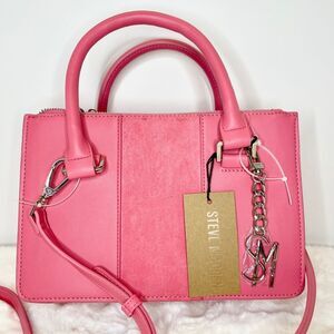 New STEVE MADDEN BGENNA2 Pink Satchel‎ Purse Bag